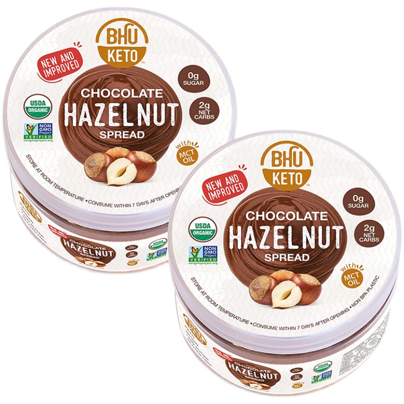 美国直邮 BHU Keto Chocolate Hazelnut Spread 生酮巧克力榛子酱 - 图3