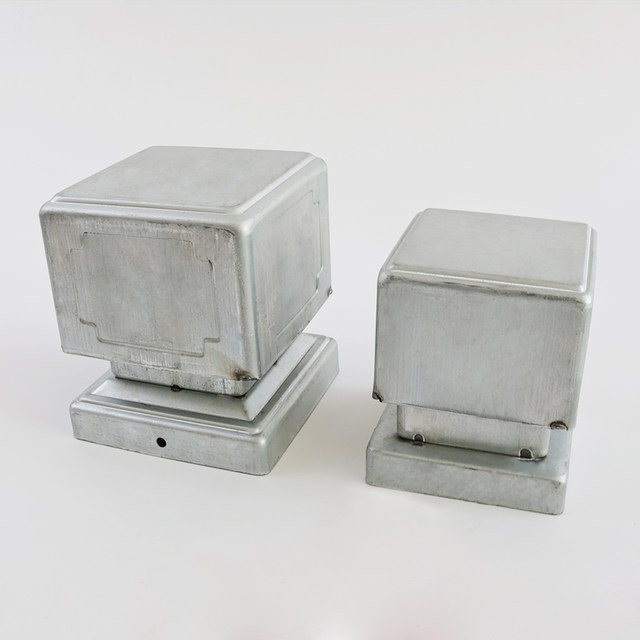 5 packs of column caps, lotus cover, square tube decorative cover, square cap, column fence, iron accessories