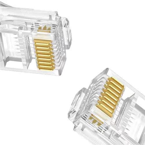 RJ45六类网线网络水晶头8P8C100个/盒 - 图1