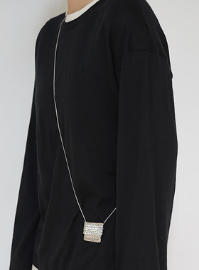 水滴吊坠长款毛衣项链