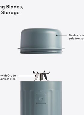 美国代购Beast GO Cordless Portable Blender 充电式便携搅拌器