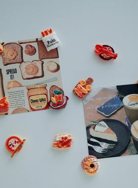 法式碱水面包磁力贴迷你仿真欧包冰箱贴装饰创意个性磁铁磁吸