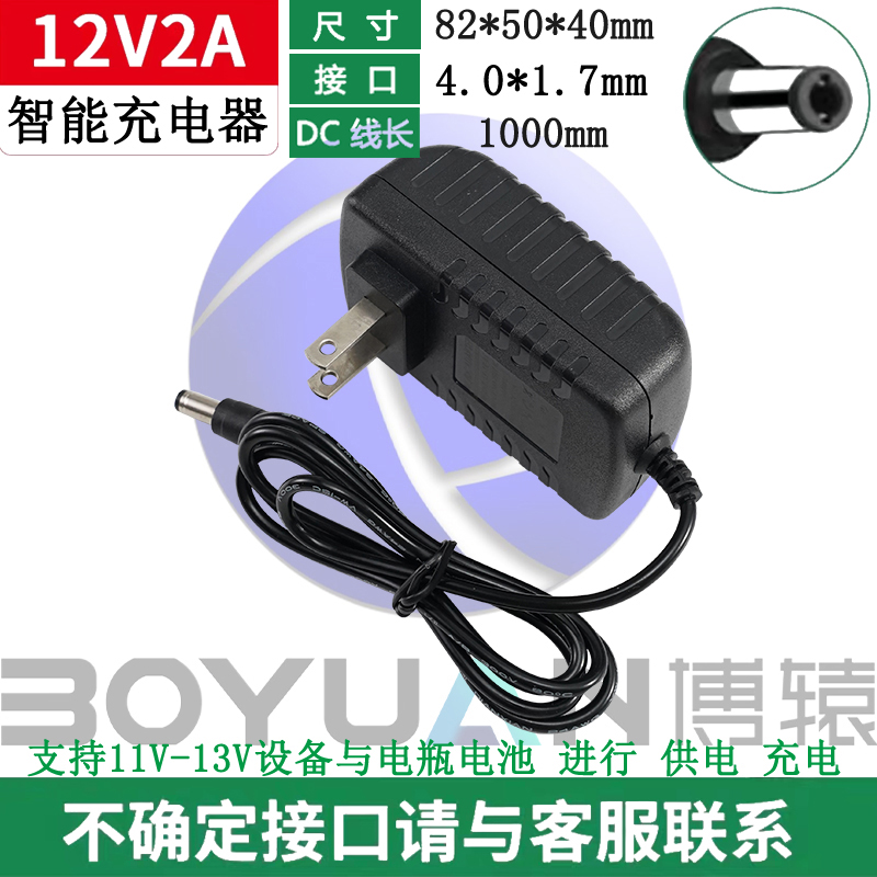 原装博辕 12V 12.6V智能快充玩具充电器安全电源直流电源-图1