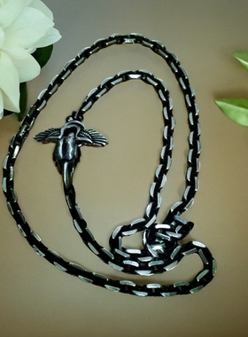 无缝焊接手工锁骨链925银太角链