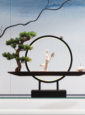 禅意风书房软装倒流香炉工艺品