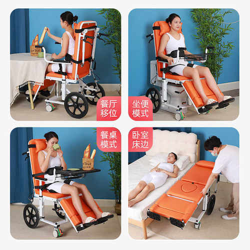 家用免抱起移位机瘫痪病人移位器轮椅带坐便老人起身长期卧床神器 - 图0