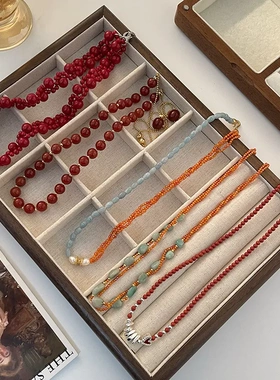 蛇年新款时尚精致本命年红色项链秋冬百搭复古轻奢高级感锁骨链女