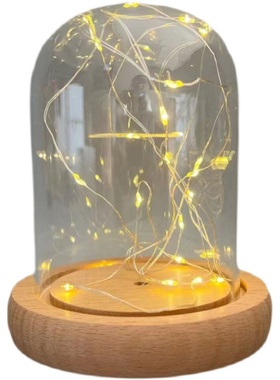 高硼硅玻璃发光客厅榉木带灯发光