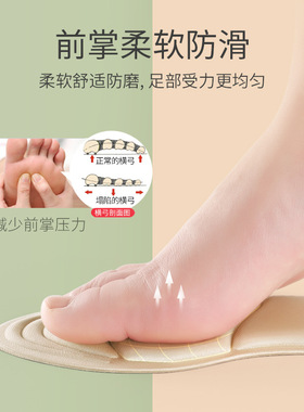 高跟鞋垫女久站不累脚超软底全垫