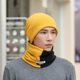 In autumn and winter, warm bib men's face mask, neck, neck, neck, protective face, windproof and velvet scarf thickened hood