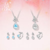 CIGALONG Lotus Water Drop Necklace
