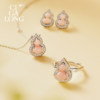 CIGALONG small gourd opal necklace