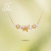 New product purchase coupons CIGALONG Long Zijia Bee Nectar Citrine Necklace Earrings Ring Chinese Jewelry