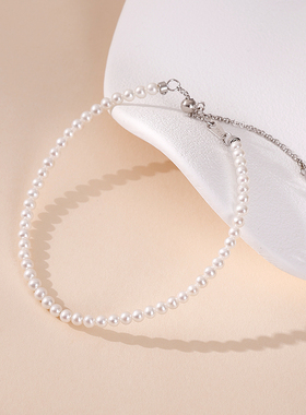 天然淡水珍珠手链S925银链