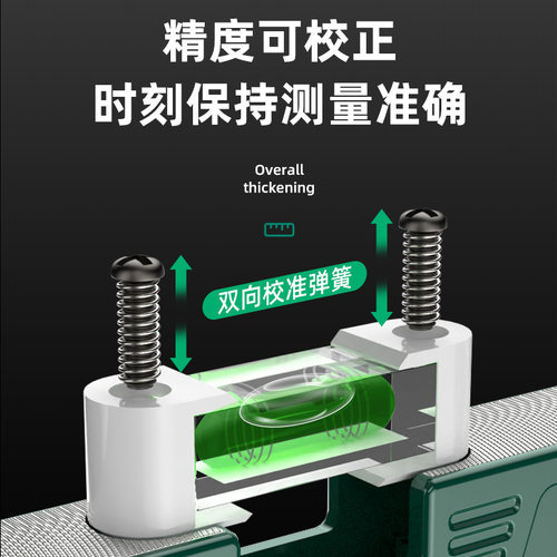 水平尺高精度平水尺带强磁水平仪尺迷小型铝合金实心铸铝防摔画线 - 图1