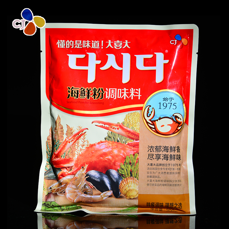 大喜大海鲜粉调味料300g韩式海鲜面提鲜味馄饨调馅调汤花甲粉商用 - 图2