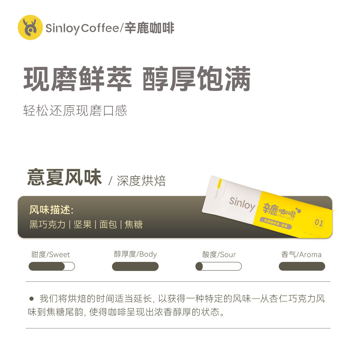 Sinloy辛鹿 鲜萃经典意式浓缩咖啡液 意夏黑咖啡30ml*20杯,淘宝优惠券,粉丝福利购,淘宝优惠卷