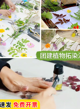 植物拓印材料包敲拓染手工diy