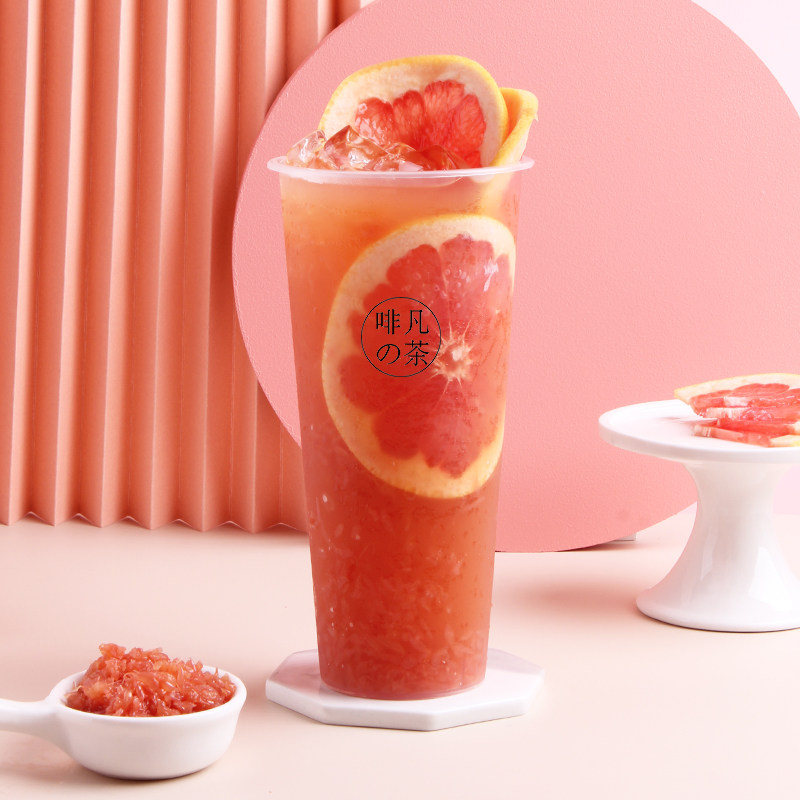 好c冠 红西柚罐头果粒杨枝甘露原料满杯红柚颗粒果酱奶茶店专用