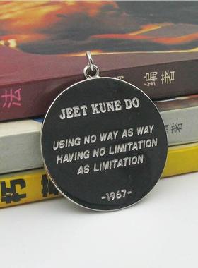 2025新款截拳道银饰吊牌男吊坠截拳道标志女项链截拳道功夫奖牌