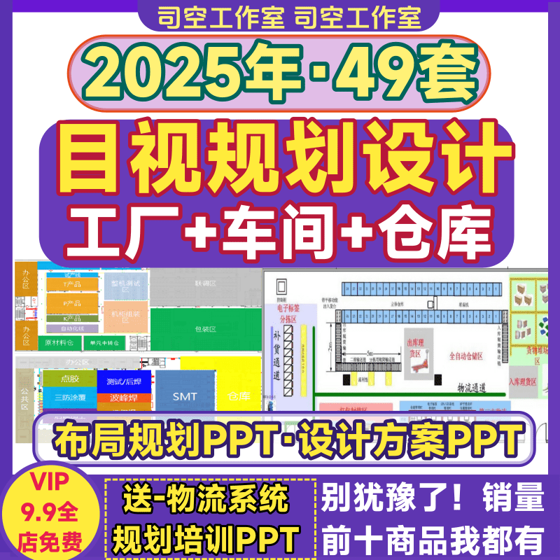 仓库布局规划培训PPT工厂车间精益目视化管理设计实施方案例模板,淘宝优惠券,粉丝福利购,淘宝优惠卷