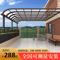 Aluminum Alloy Outdoor Canopy Gate Rain Hitch Terrace Awning balcony Awning Villa Courtyard Sub rain shelter Canopy Shelter Canopy