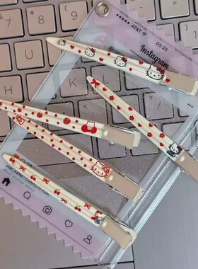 可爱卡通动物无痕定型长方形边夹