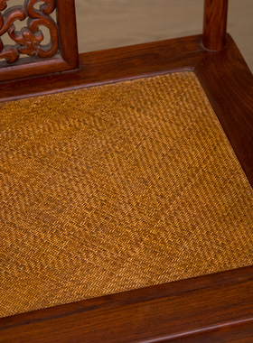 红木镶瘿木三攒靠背南官帽椅