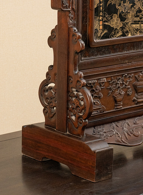 二十世纪插屏红木中式