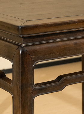 清代紫檀束腰罗锅马蹄古董家具