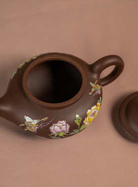 纯手工紫砂壶雪琴作品