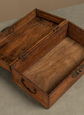 清代黄花梨状元箱黄花梨古董收藏