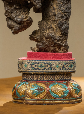 清代灵璧石文房赏石摆件