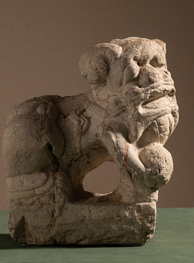 石雕狮子摆件文玩古董收藏