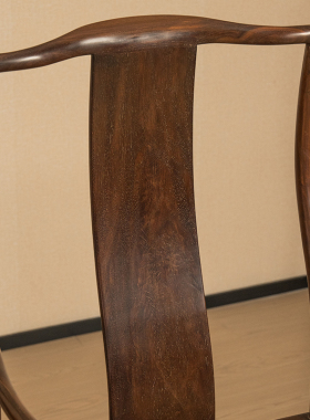 红木南官帽椅成堂古典家具