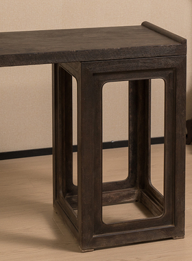 铁力木带翘头架几案古典家具