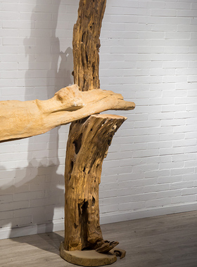 楠木阴沉木树根雕摆件园林实木