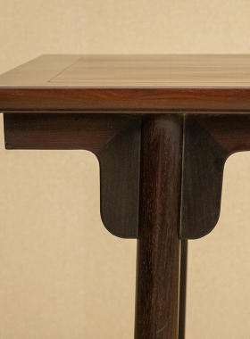 红木夹头榫刀牙板画案