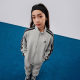 男女大童休闲长袖套装儿童秋季adidas阿迪达斯轻运动KC8475