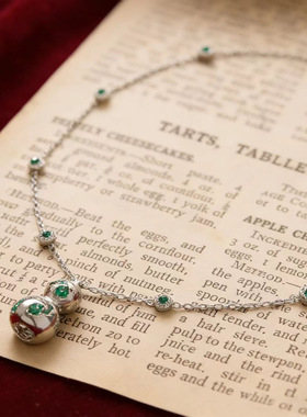 中古宫廷风气质文艺复古葫芦项链小众轻奢时尚百搭高级感吊坠首饰