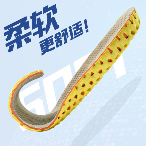 3双 运动鞋垫男女透气吸汗抗菌加厚篮球跑步减震军训弹力鞋垫春夏 - 图2
