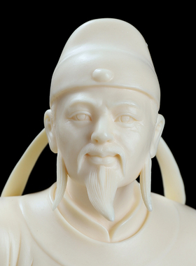 李白诗仙陶瓷雕塑摆件收藏工艺品