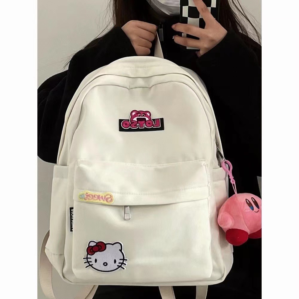 hellokitty女生书包小众凯蒂猫kitty初中高中高颜值ins大学生背包 - 图1