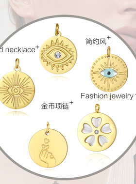 简约欧美钛钢项链设计高级女ins