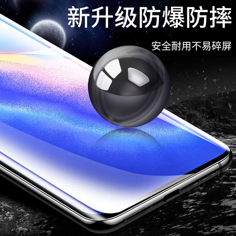 适用opporeno5pro钢化膜reno5k水凝膜oppo全包边手机膜por+十全屏覆盖防窥膜reon5曲面屏蓝光opopr保护软贴膜 - 图2