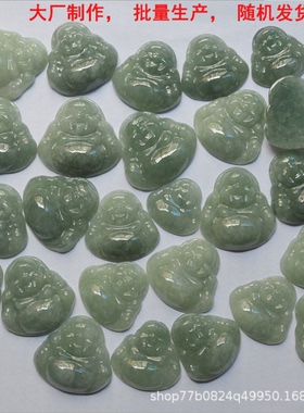 缅甸a货翡翠玉佛配饰送礼吊坠