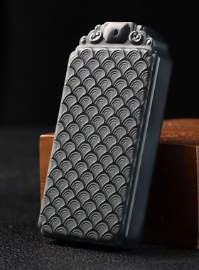 玉阅珠宝和田青玉无事牌项坠