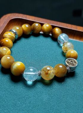 金虎晶手串男女款新中式小众设计