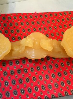 玉阅珠宝黄玉天然摆件