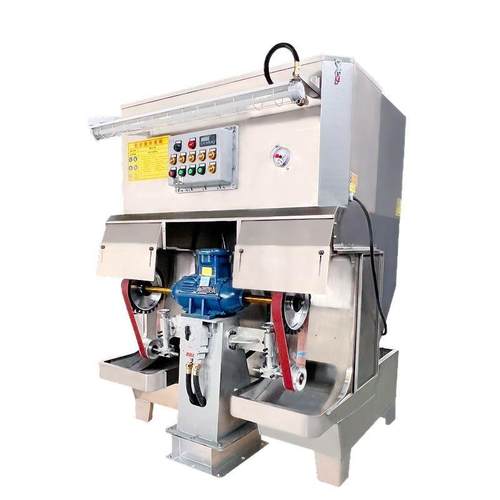 湿式水帘式喷淋式抛光打磨去毛刺磨边砂轮砂带除尘吸尘集尘一体机 - 图3